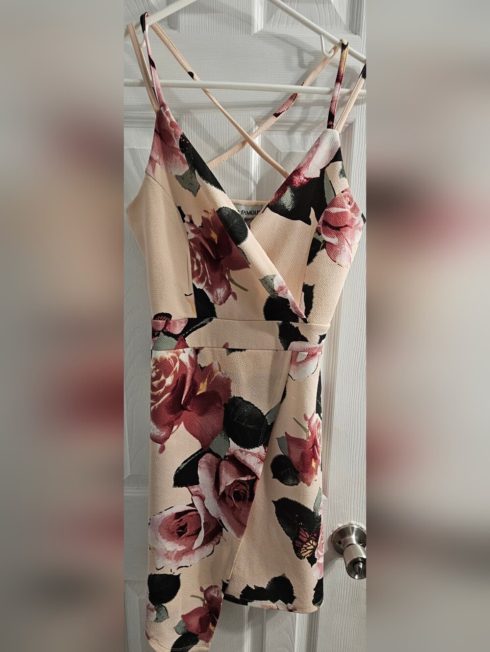 Almost Famous Floral Wrap Dress
